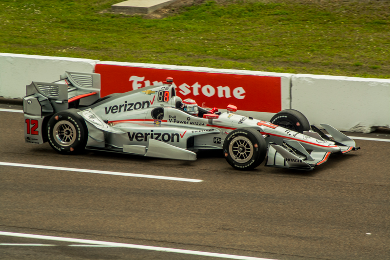 Will Power in the pits.